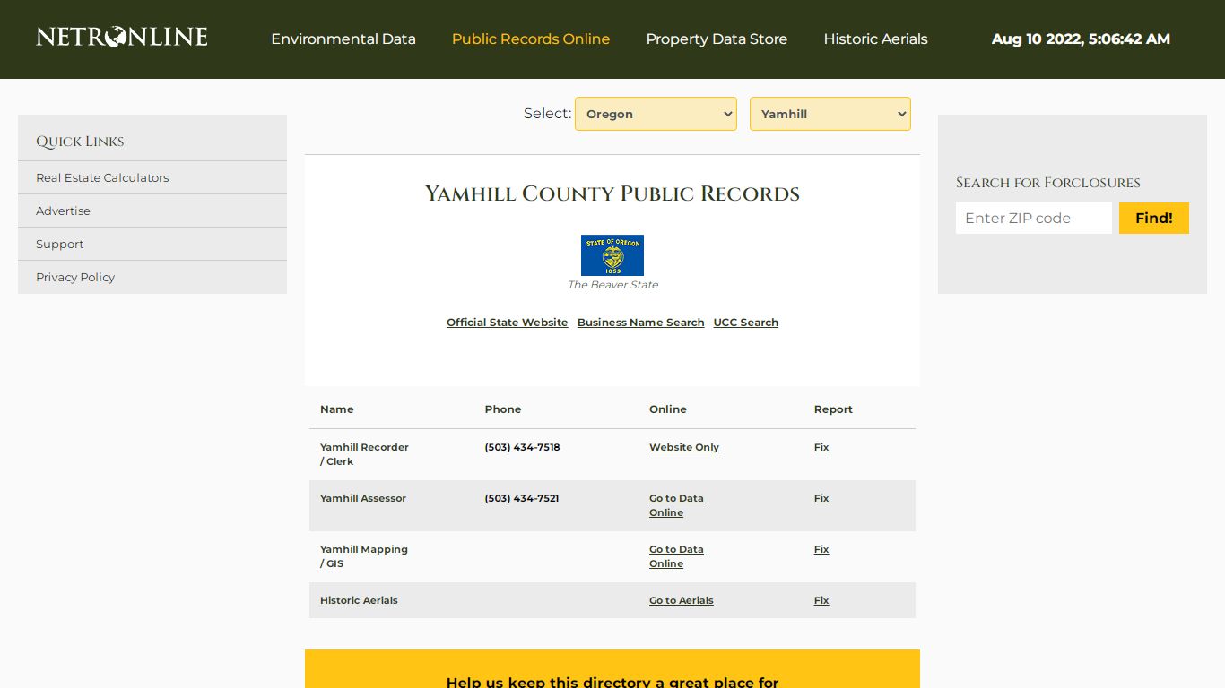 NETR Online • Yamhill • Yamhill Public Records, Search ...